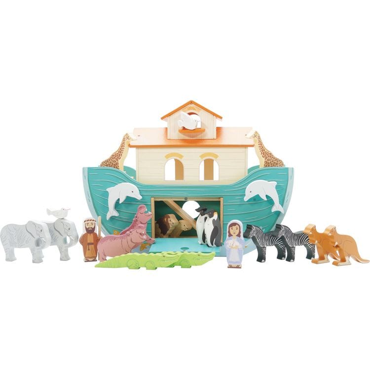 Noah’s Great Wooden Ark & Animals – 23 Pieces