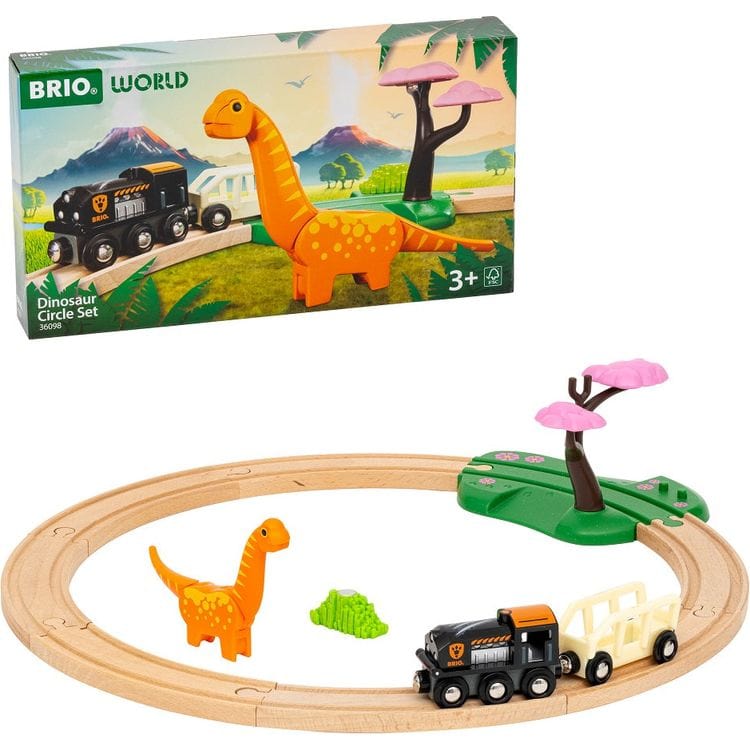 Dinosaur Circle Train Set