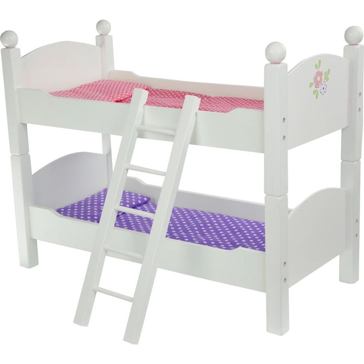 Little Princess 18″ Doll Double Bunk Bed – Grey